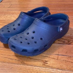 Navy Blue Crocs